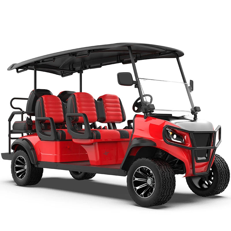 Customizable 72v Electric Golf Carts 6 Seats Off-Road Powered Vehicle 48v/12v Equipped Position 2/4 Seater Electric Buggy