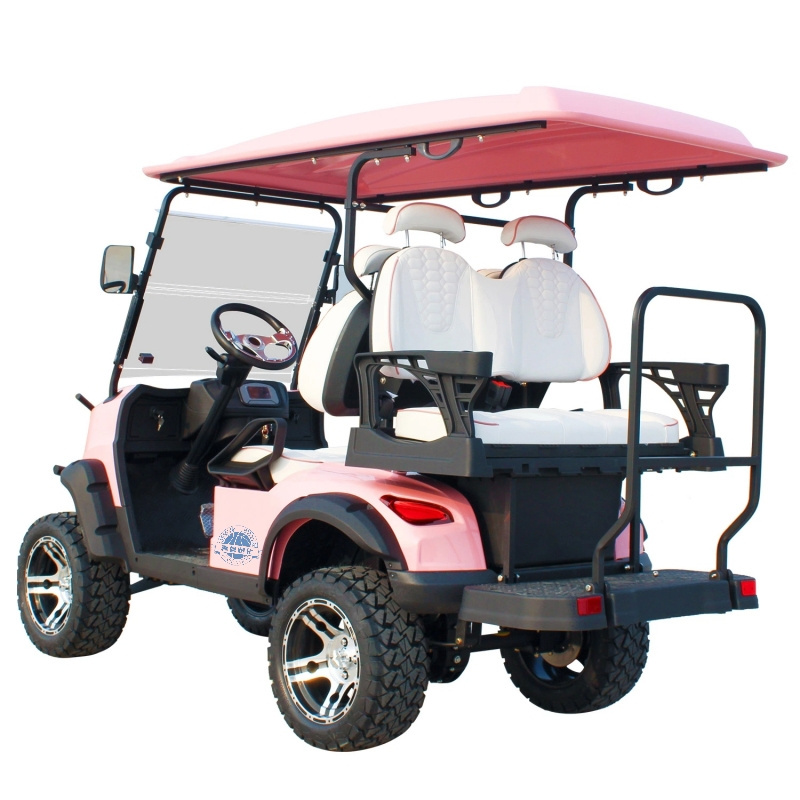 4 wheels drive electric golf cart 4 6 Seater Sightseeing Scooter Club Car Electric Golf Cart Motor Acid Battery Lead