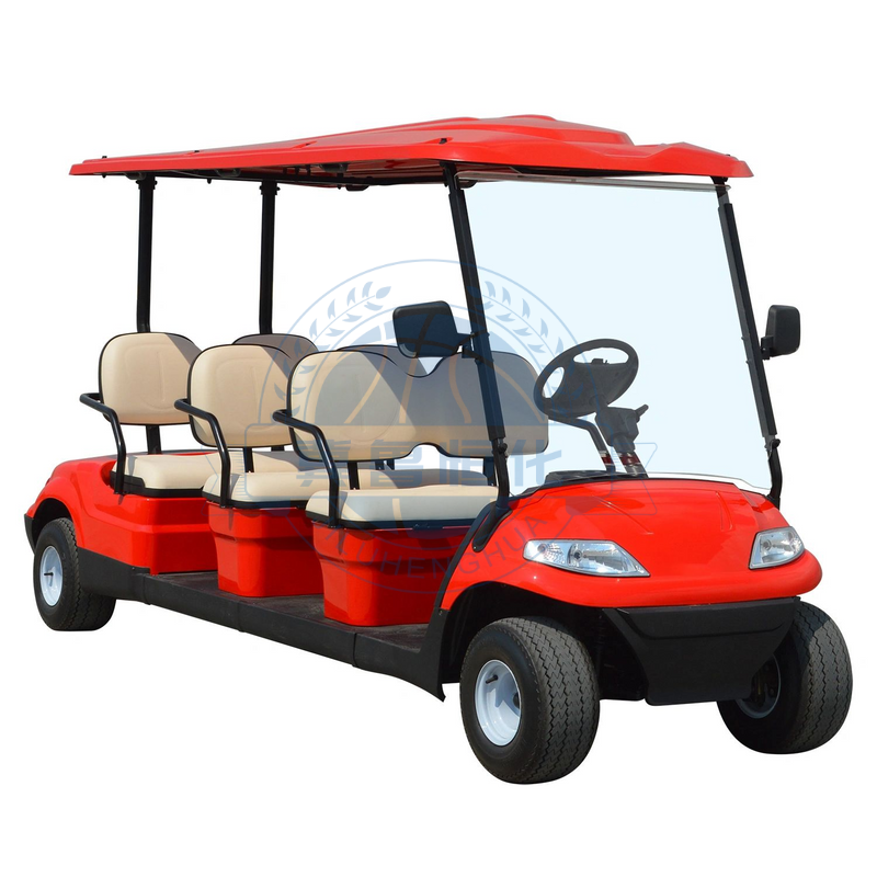 Customized folding electric off road 2/6/8/10 person golf cart on sale 6 seater golf cart for sale with new design