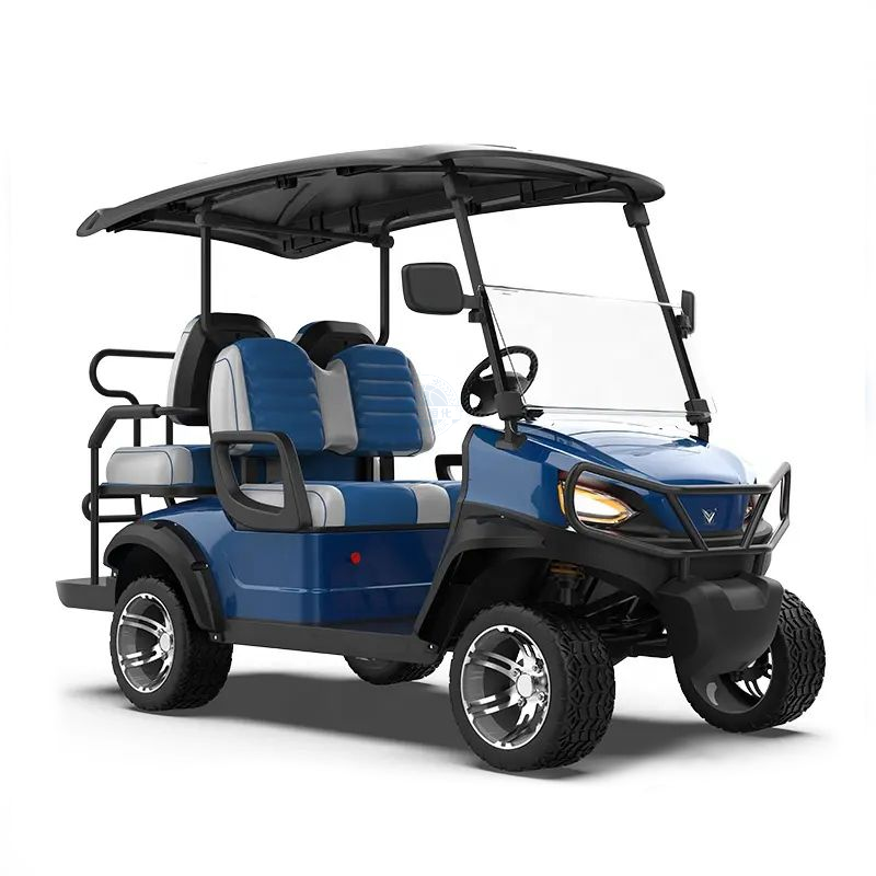 Wholesale golf cart electric utility vehicle 6 seater golf cart luxury 2/4/6/8/10 seater golf cart with gas or electric power