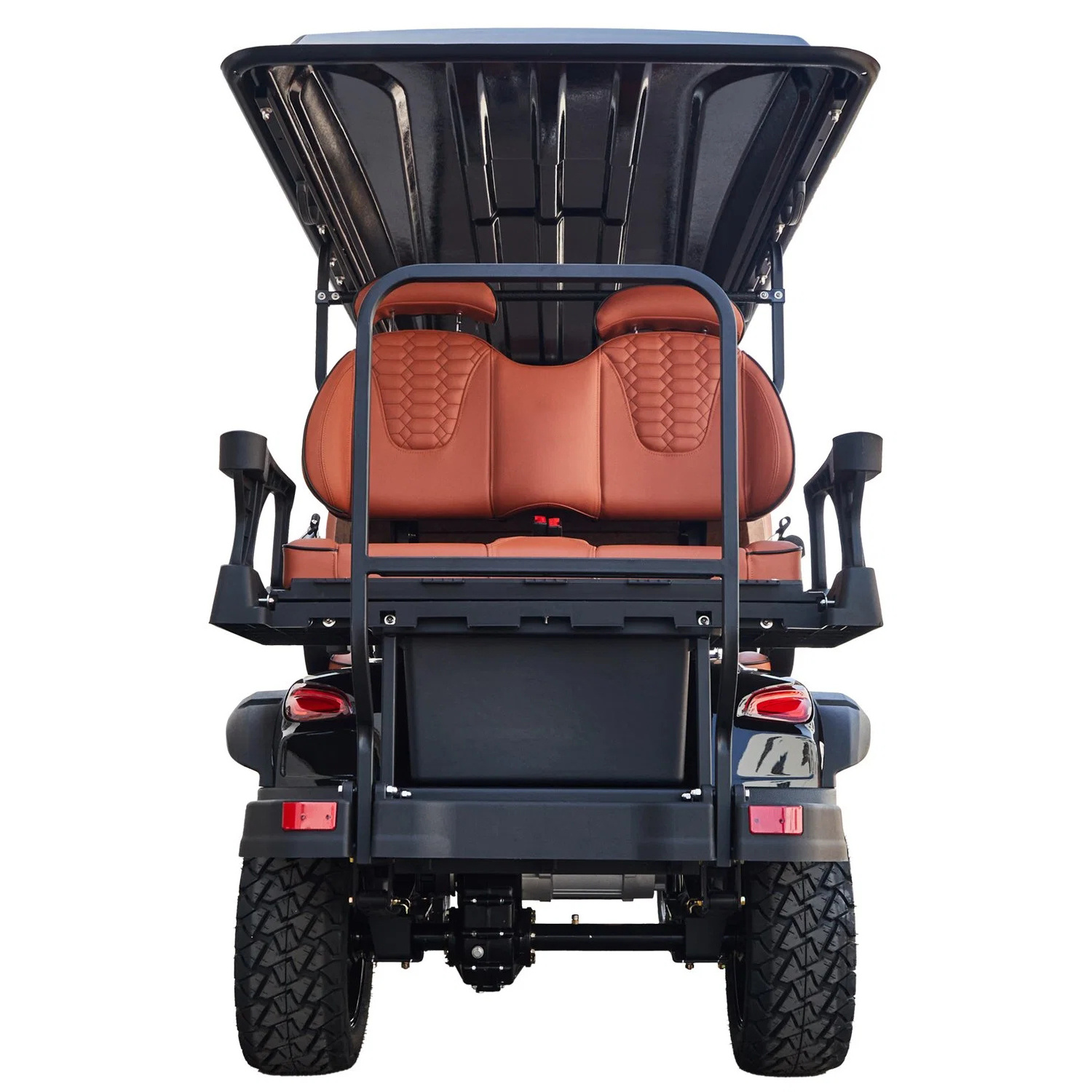 New 72V 5KW AC Motor Lifted 4 Passenger Hunter Cart Basic Edition Electric Community Golf Carts