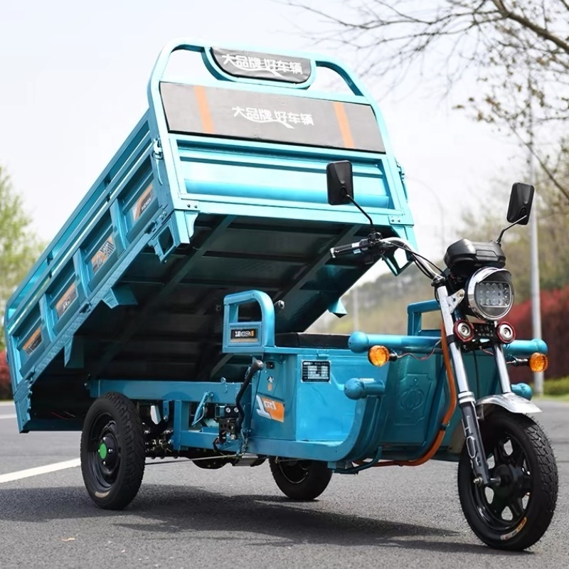 Electric cargo tricycle high-power 3 wheel trike small truck for farming and transport cheap customization OEM