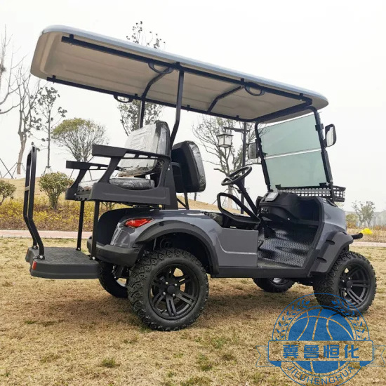 Custom golf cart tour car patrol car quadricycle chassis plus rear axle 6 seater electric golf cart