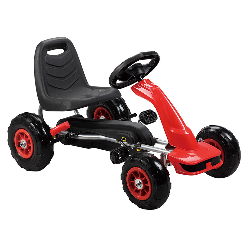 Ride on cars for toddlers with air tires kids foot power pedal go kart