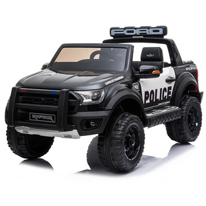 Hot selling F150 licensed kids police cars electric 12V battery powered ride on toys for children  to drive