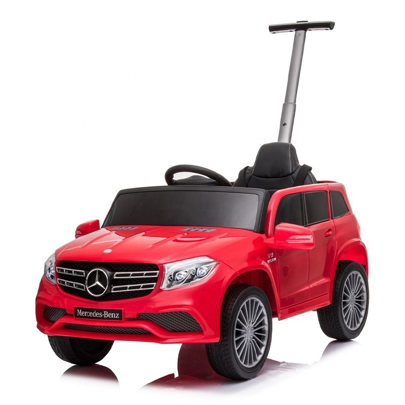 2021 Mercedes Benz GL63 kids electric plastic ride on car with push handle child rechargeable battery car