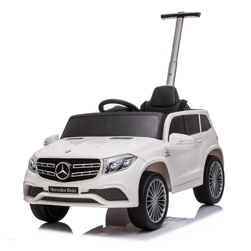 2021 Mercedes Benz GL63 kids electric plastic ride on car with push handle child rechargeable battery car