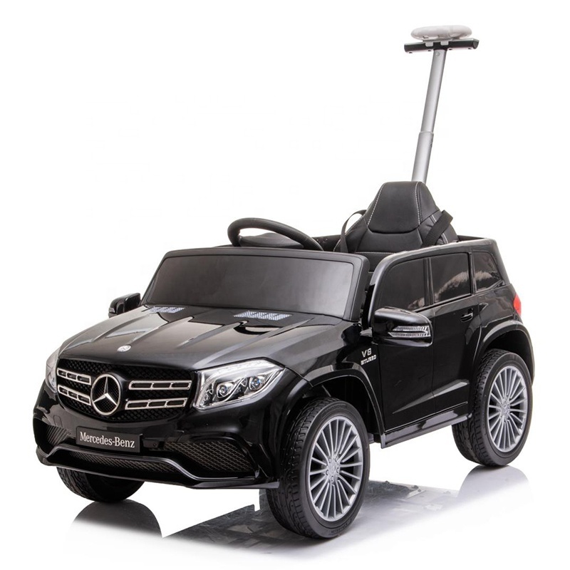 2021 Mercedes Benz GL63 kids electric plastic ride on car with push handle child rechargeable battery car