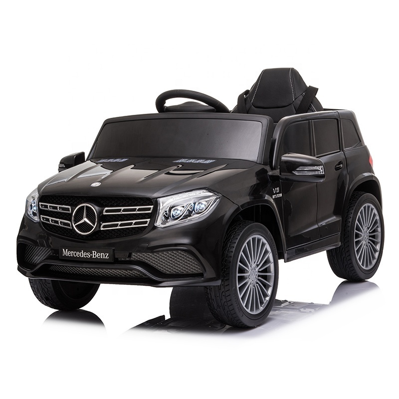 2021 Mercedes Benz GL63 kids electric plastic ride on car with push handle child rechargeable battery car