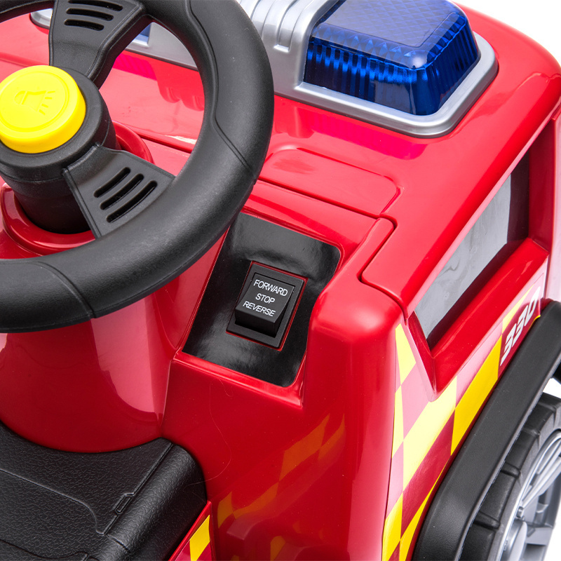 2-5 years old small kids electric ride on fire truck four wheel toy cars for kids to drive