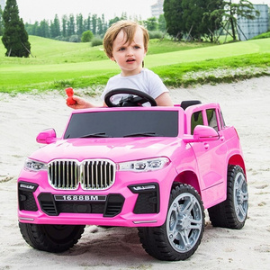 Good quality pink kids ride on car kids toys electric cars for sale