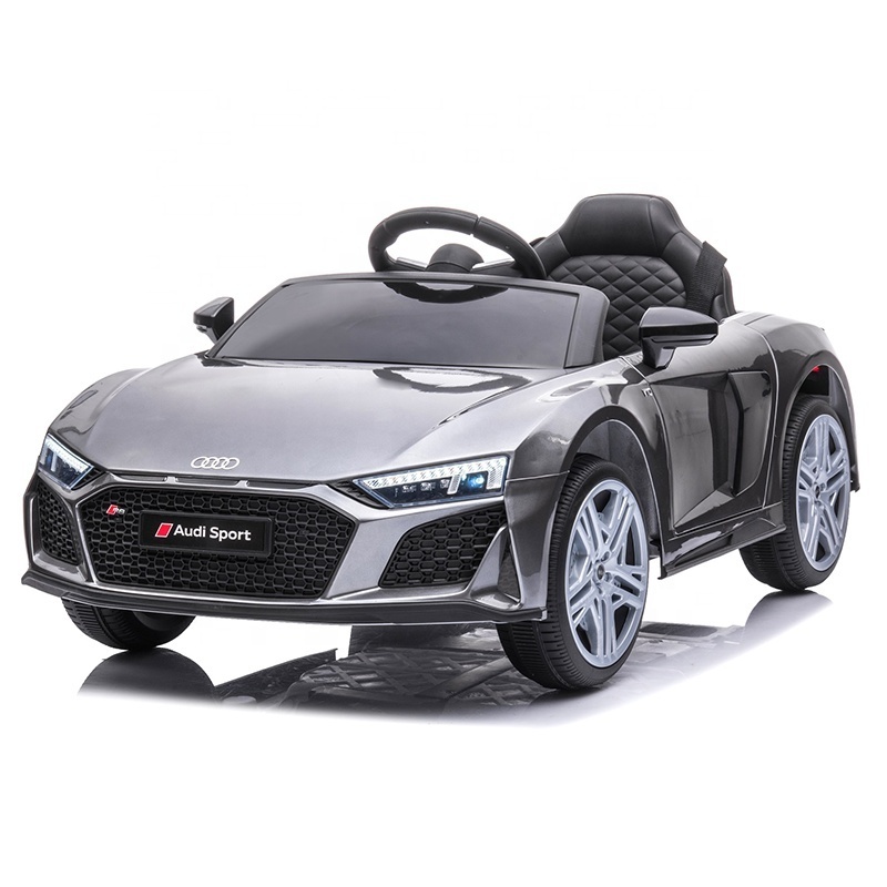 Cheap kids ride-on cars with parent remote control AUDI R8 license 12 volt electric toy car for baby to drive voiture enfant