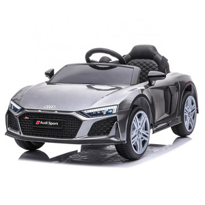 Cheap kids ride-on cars with parent remote control AUDI R8 license 12 volt electric toy car for baby to drive voiture enfant