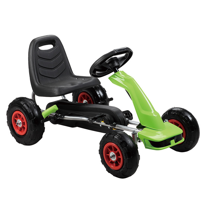 Ride on cars for toddlers with air tires kids foot power pedal go kart