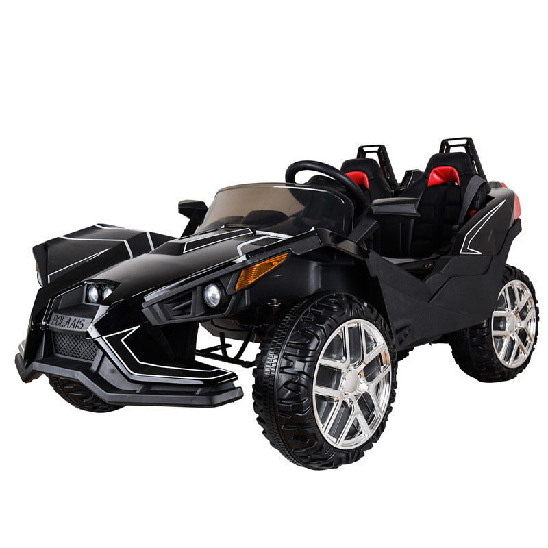 12V 4WD Polaris inspired  electric 2 seat go kart for kids ride on battery racing big go kart car