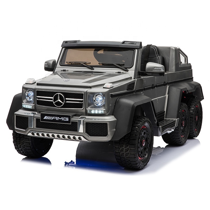 Factory price wholesale Benz AMG G63 6X6 licensed 4WD kids electric toy cars battery operated ride on cars for big kids