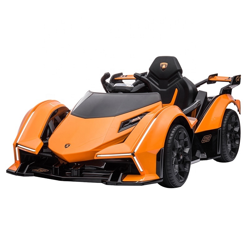 baby sport ride on car with parent  remote control Lambo V12 Vision Gran Turismo 12v kids electric car