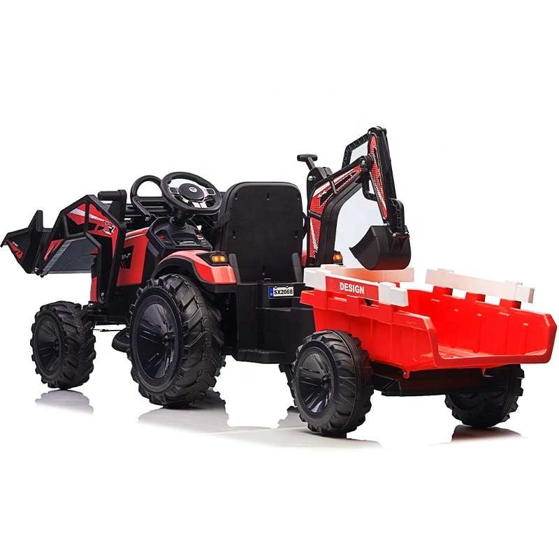 Electric toy car tractor 24v for big kids to ride on