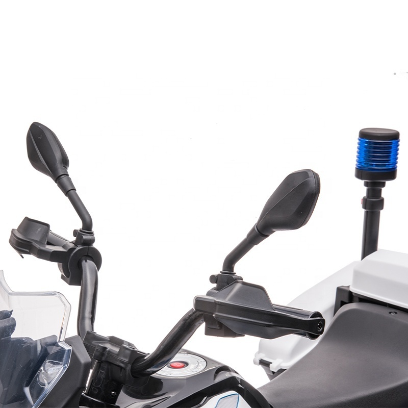 New licensed battery motorcycle for kids 5 years old with police light electric ride on car bike