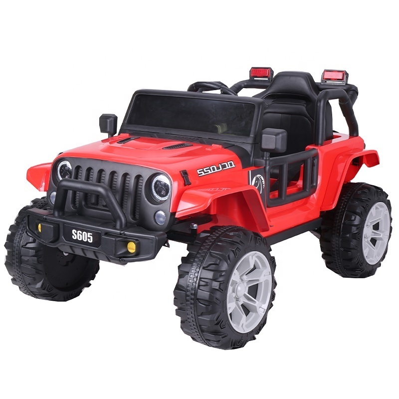 Cheap pink 12v 4x4 kids electric car off road 4WD baby ride on jeeptoy car