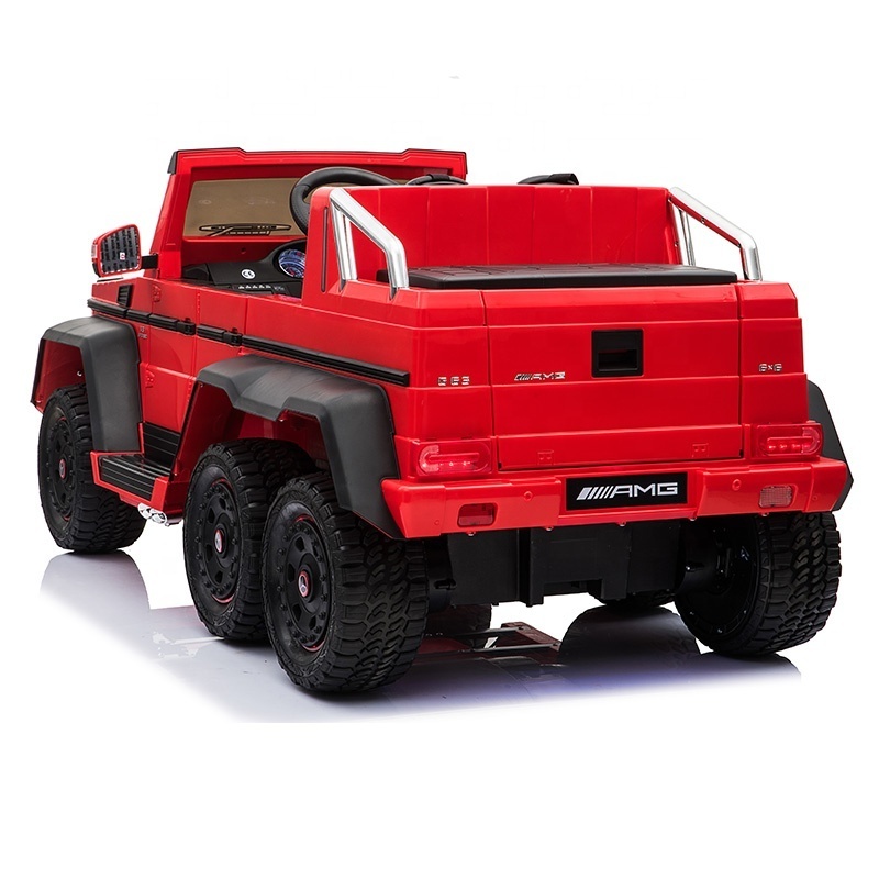 Factory price wholesale Benz AMG G63 6X6 licensed 4WD kids electric toy cars battery operated ride on cars for big kids