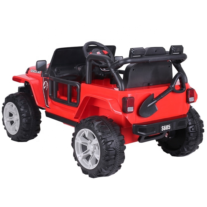 Cheap pink 12v 4x4 kids electric car off road 4WD baby ride on jeeptoy car