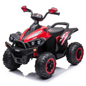 12 volt battery operated ride-on cars plastic for kids powerwheels electric quad bike atv