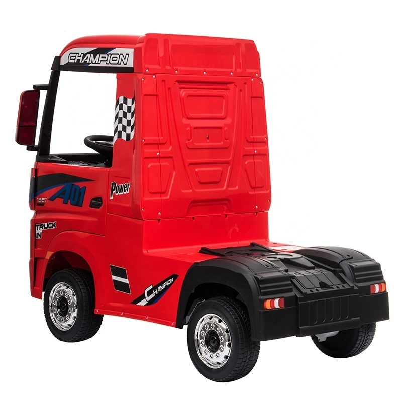 Benz Actros Lorry 12v 24v Battery ride-on carsjsjxjdkixoxkkxk 4WD Electric Parental Controlled Big Kids Ride On Car Truck