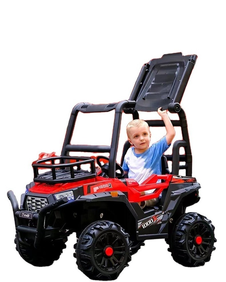 New Children's Outdoor toy vehicle electric 24 volt ride on car for kids 4x4 big UTV