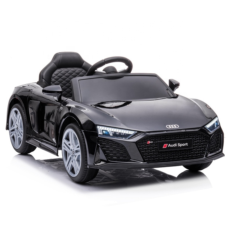 Cheap kids ride-on cars with parent remote control AUDI R8 license 12 volt electric toy car for baby to drive voiture enfant