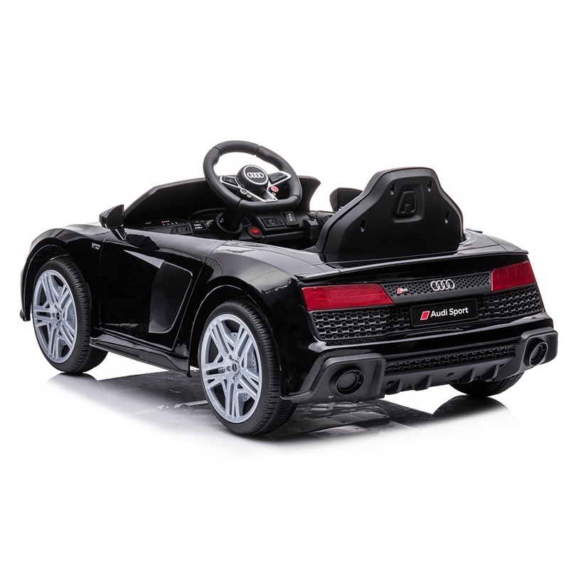 Cheap kids ride-on cars with parent remote control AUDI R8 license 12 volt electric toy car for baby to drive voiture enfant