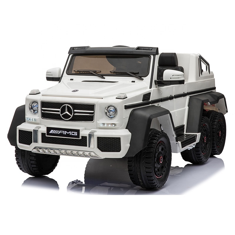 Factory price wholesale Benz AMG G63 6X6 licensed 4WD kids electric toy cars battery operated ride on cars for big kids