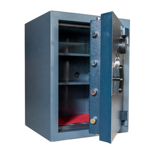 Jimbo blue large metal security jewellery coffre fort home fireproof burglarproof safes with combination lock