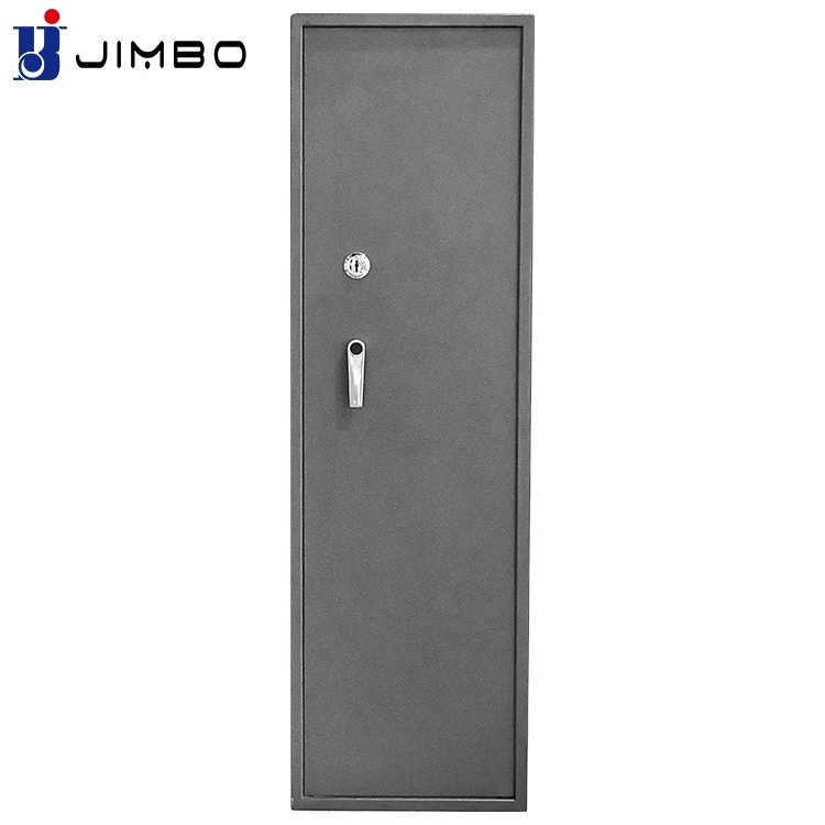 JIMBO china 5 guns treadlock storage hidden gun safes box with key lock