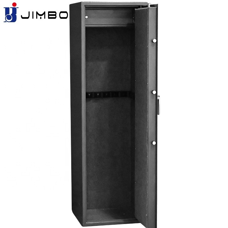 JIMBO china 5 guns treadlock storage hidden gun safes box with key lock