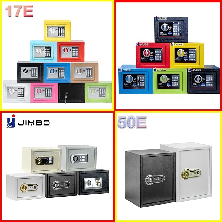 JIMBO factory price custom mini money Jewelry Digital Electronic Lock Safe Box Home Mini Money Safe Box with Lock