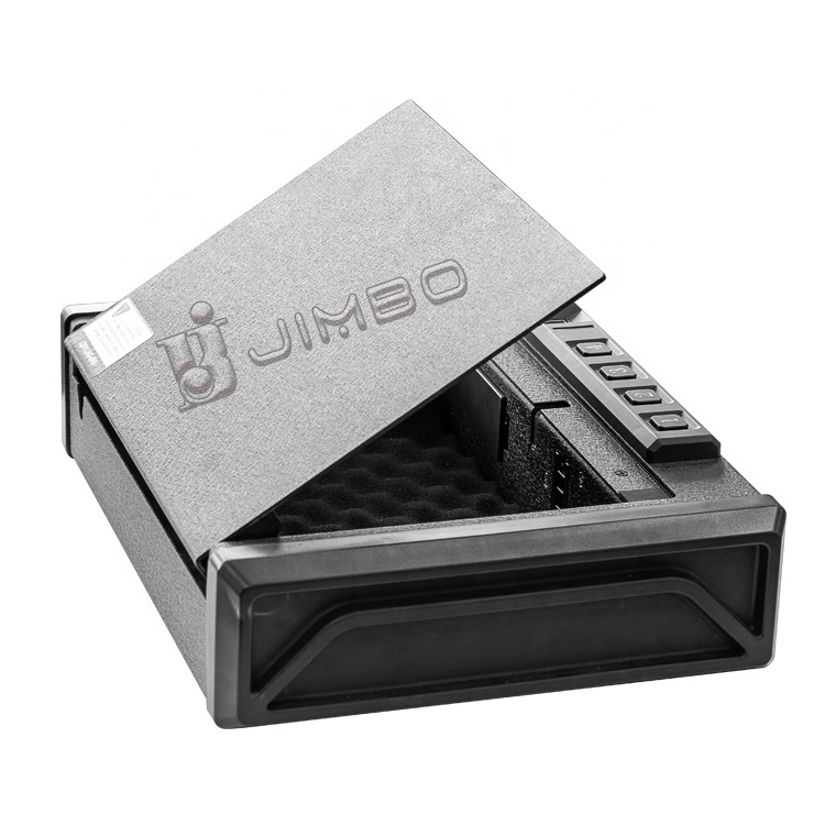 JIMBO factory security metal hand gun safe with Biometric Fingerprint Lock