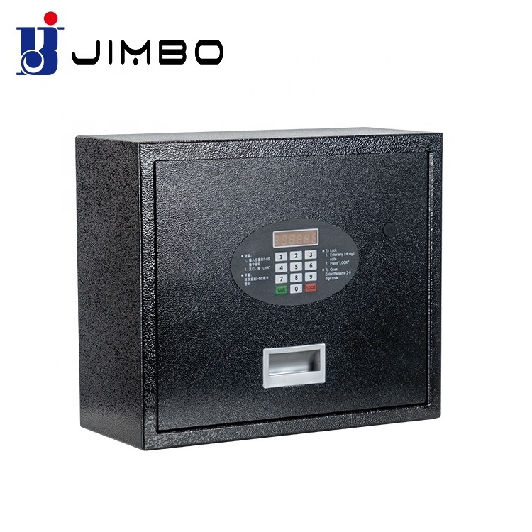 Steel home wardrobe laptop drawer hidden money burglary electronic security top open hotel safe box