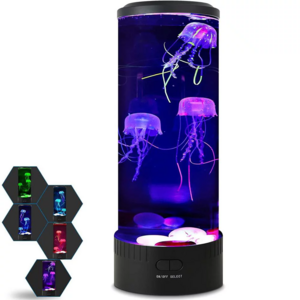 Smart Home Decor LED RGB Night Light Color Changing With Remote Control jellyfish lamp