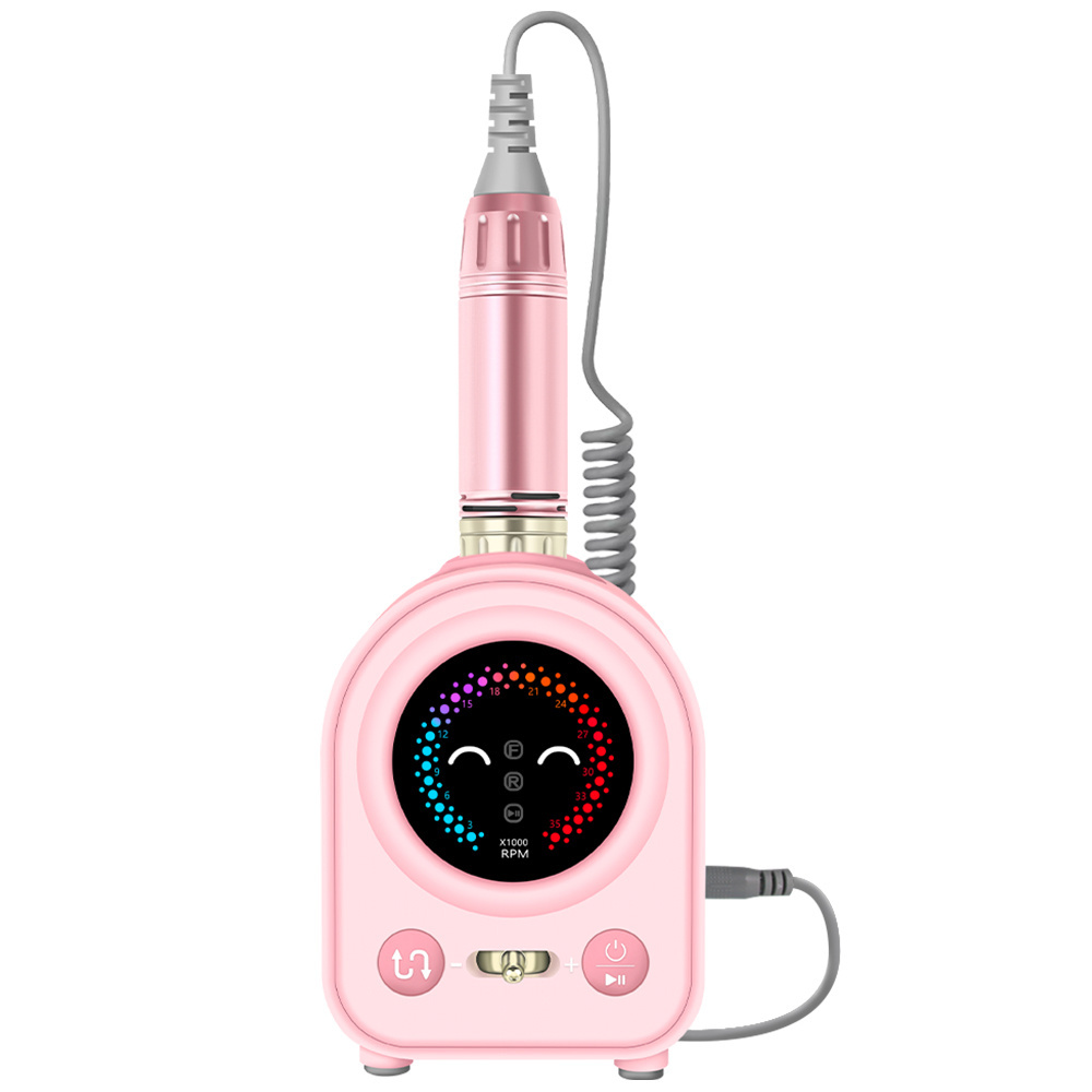 Mini Nail Drill Machine Cute Design New Electric Professional NailDrill With Handpiece Holder Nail Equipments