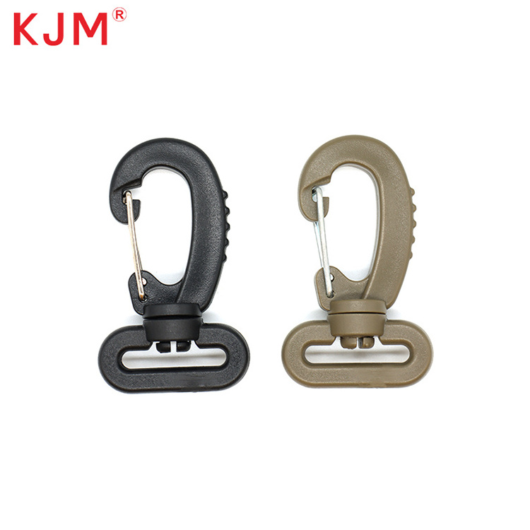 KJM Best Price Tactical Part Sling Bag Shoulder Strap Nylon Belt Webbing Buckle Plastic Snap Hook