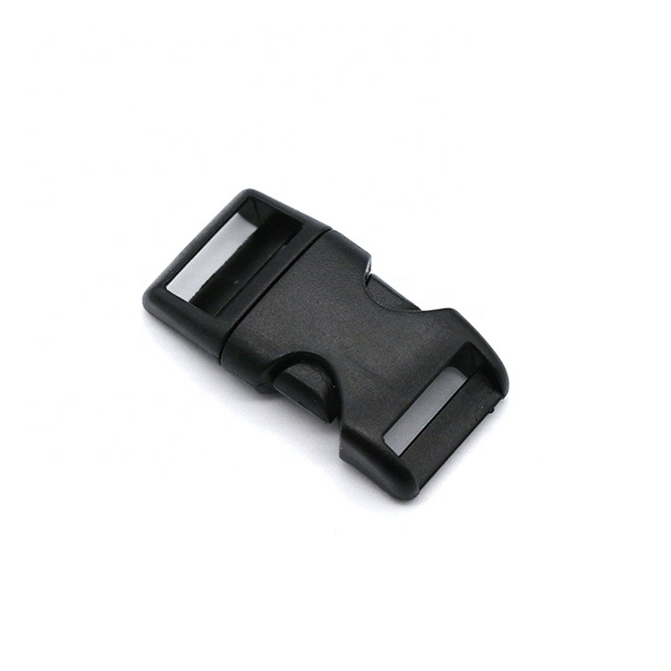 Customized 15mm Quick Release Plastic Curved Buckle Helmet Clip