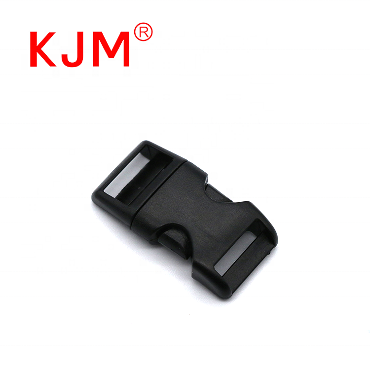 Customized 15mm Quick Release Plastic Curved Buckle Helmet Clip