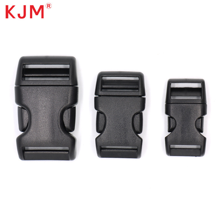 Customized 15mm Quick Release Plastic Curved Buckle Helmet Clip