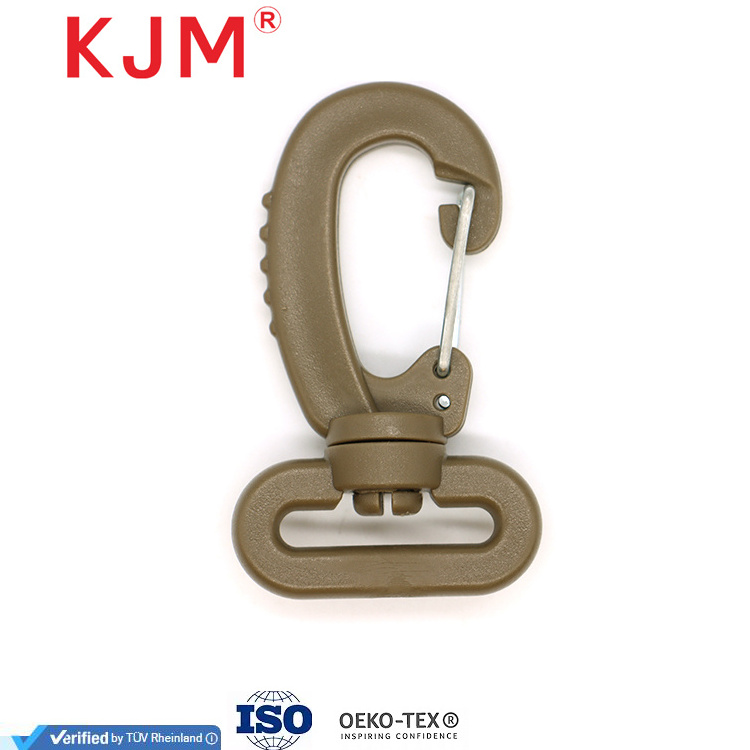 KJM Best Price Tactical Part Sling Bag Shoulder Strap Nylon Belt Webbing Buckle Plastic Snap Hook