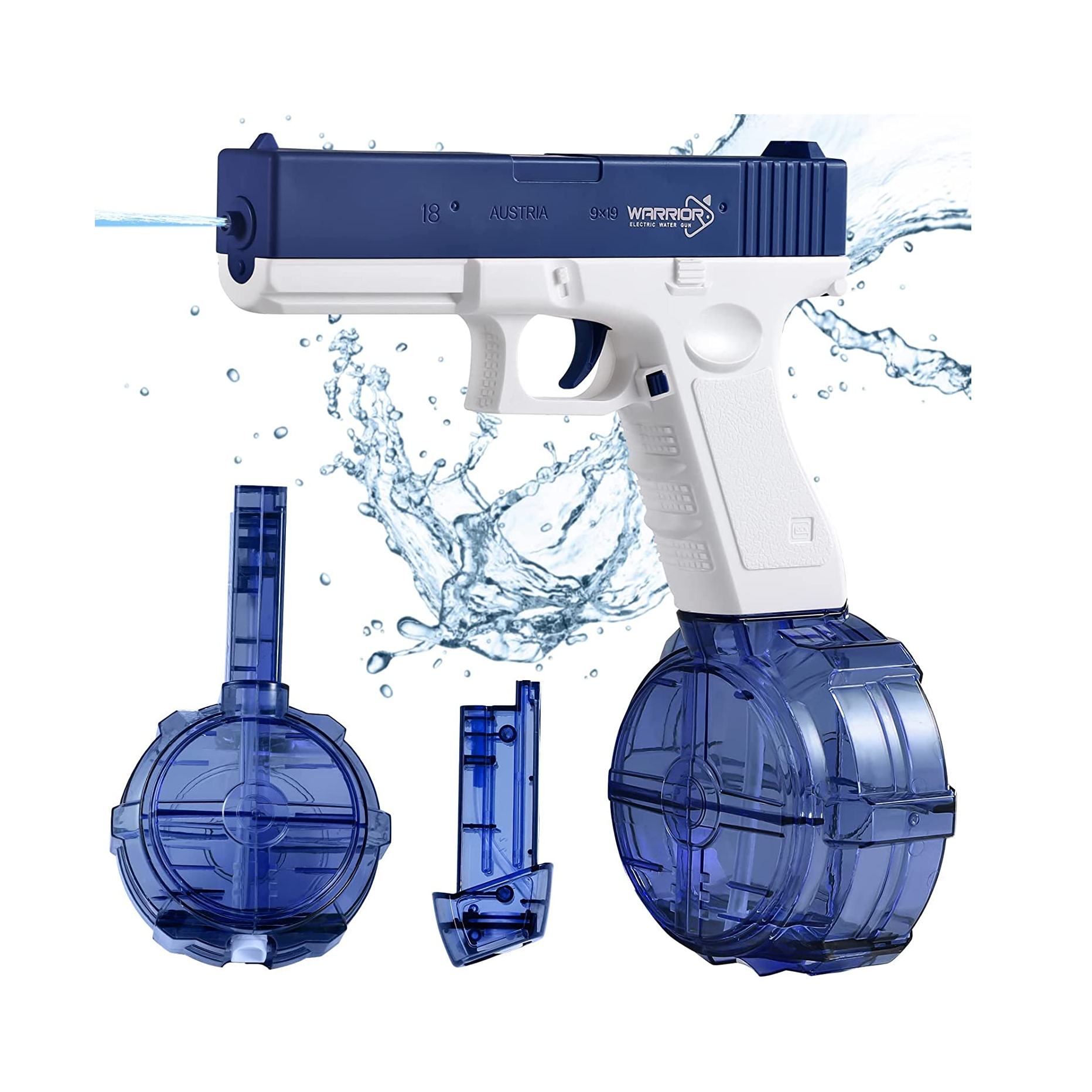 Jimei  factory direct plastic glock electric water gun automatic toy guns oem outdoor shooting game water gun for kids adults