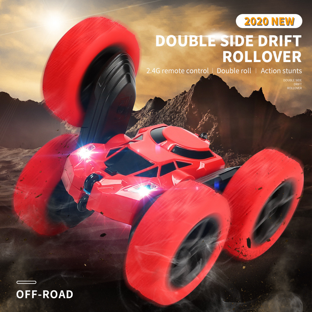 New Design 2.4ghz High Speed Children Toys 1/24 Rc Cars Rc Car 100 Km Speed Tires 4x4 Off Road Double Side Rc Sport Car