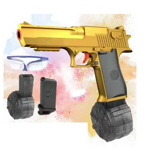 Jimei wholesale high quality automatic manual gel bead blaster pistol gun toy splatter water bullet toy gun pistol for kids