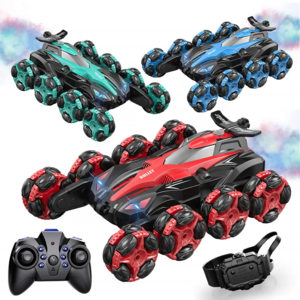 2023 Most Popular 8 Wheel Rc 2.4g Dual Remote Control Racing Car 4wd High Speed Spray Drift 360-Degree Stunt Children Toys Gift