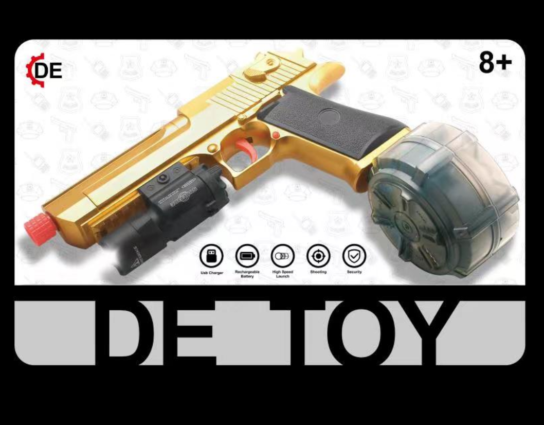 Jimei wholesale high quality automatic manual gel bead blaster pistol gun toy splatter water bullet toy gun pistol for kids